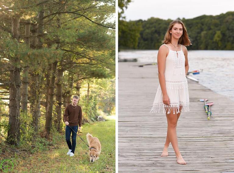 a high school senior poses for a senior portrait